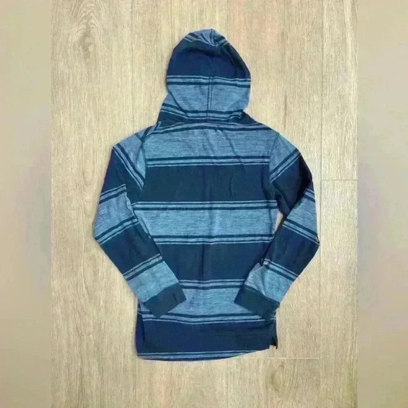 Ocean Current Boys Hooded Striped Long Sleeve Pullover Shirt - Size Small - Picture 2 of 5